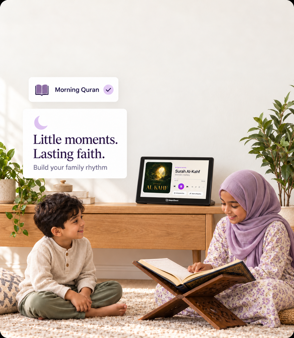 Let them explore their faith with confidence.